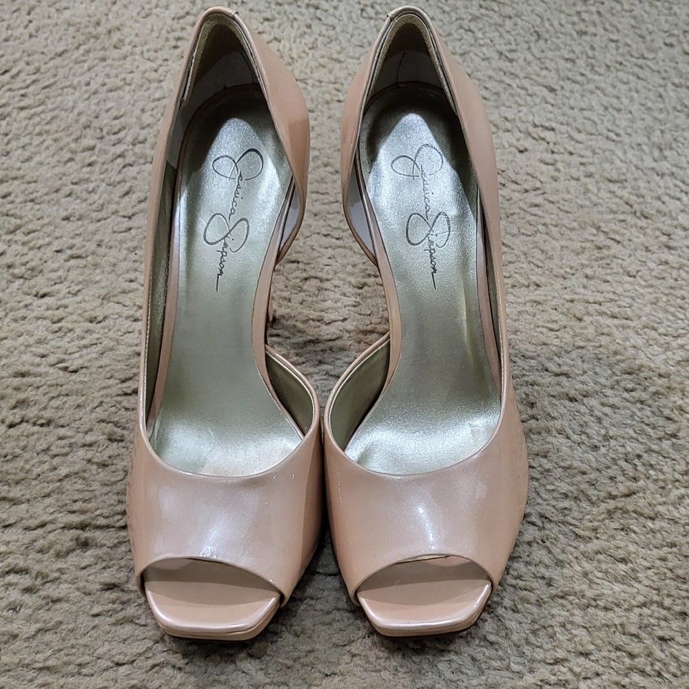 Jessica Simpson Josette--Powder Pearlized Patent